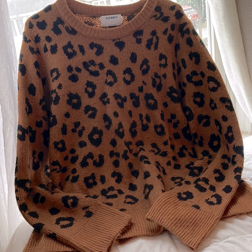 Leopard Print Sweater